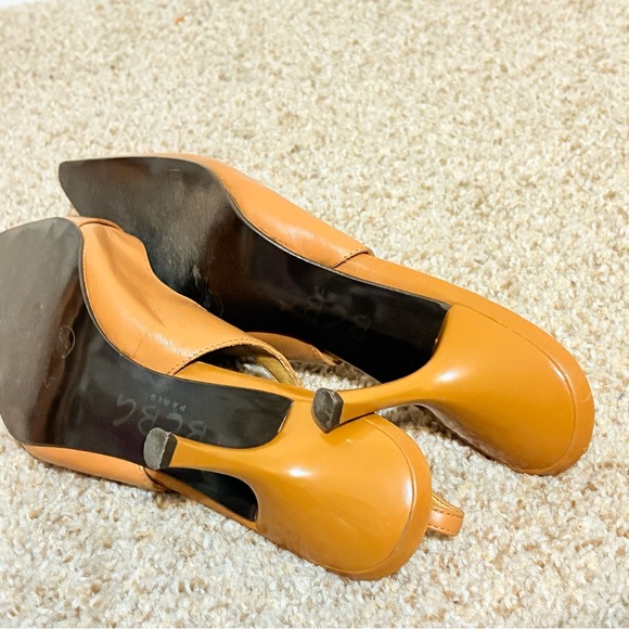 Elegant Tan Slingback Heels - Picture 6 of 9